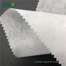Non Woven Fusing Interlining Fabric for Cloth Wholesale 100% Polyester Interlinings & Linings Garment Fusing Double Dot Nonwoven